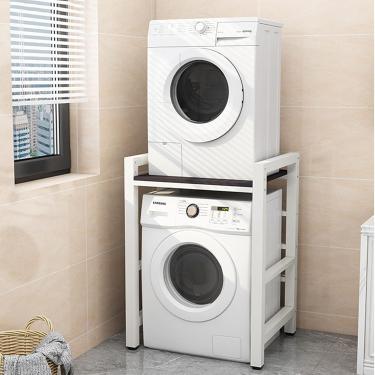 Imagem de Rack de armazenamento para máquina de lavar roupa de tambor, economia de espaço, prateleira de armazenamento para máquina de lavar para lavanderia, unidade de prateleira, sala de estar, banh