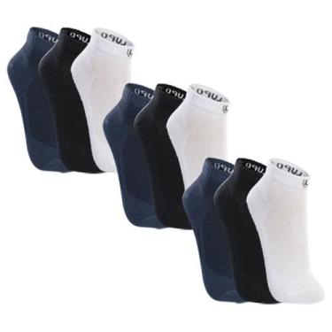 Imagem de Kit 9 Pares De Meias Lupo Cano Curto Sport Algodão Masculino, G - 41 a