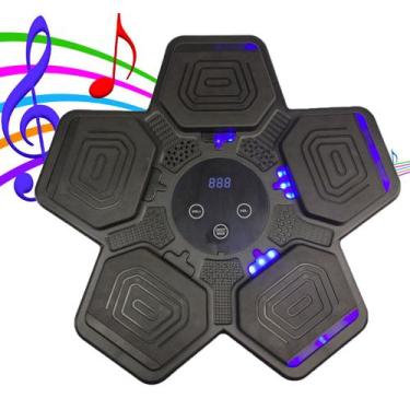 Imagem de Maquina Boxe Saco Pancada Soco Interativo 5 Modos Velocidade Som Intel