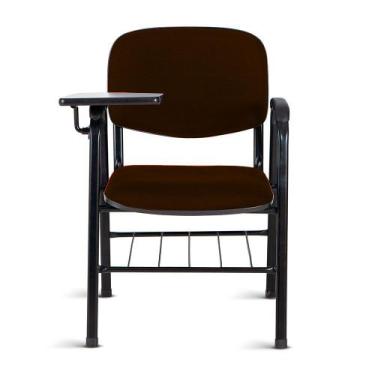 Imagem de Cadeira Universitária para Auditórios Linha Hotel Marrom - Design Offi