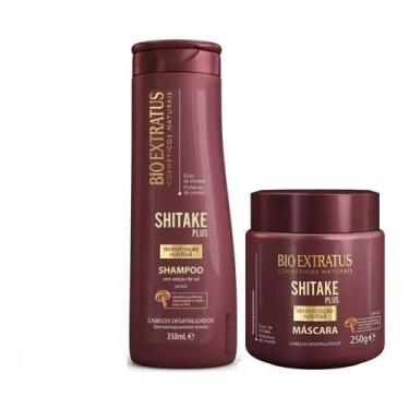 Imagem de Kit Bio Extratus Shitake Plus Shampoo 350ml + Máscara 250g
