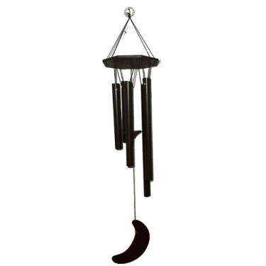 Imagem de Mensageiro dos Ventos Metal Alumínio Feng Shui 60 cm - Grupo Stillo De