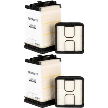 Imagem de GETOPAUTO 7221934 e 7286322 (7221933) Kit de filtro de ar interno e externo adequado para carregadores de pista Bobcat T450 T550 T590 e carregadores de minicarregadeira S450 S510 S530 S550 S570 (conjunto de 2)