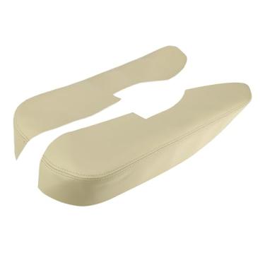 Imagem de A ABSOPRO Tampa do apoio de braço do painel da porta dianteira do carro guarnições interiores da porta para Acura TL 2009-2014 bege 1 par