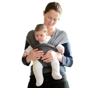 Imagem de Wrap Sling Bebe Canguru Passeio 100% Algodão Unissex - Jolen Baby, Cin