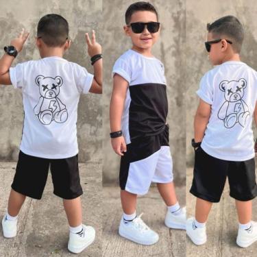 Imagem de Roupa Infantil Conjunto Masculino Moda Bloqueirinho - Ikaros Kids, Urs