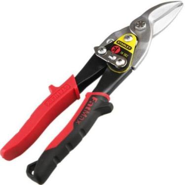 Imagem de Tesoura de Aviação Curva Esquerda para Cortar Metal Stanley Fatmax 145