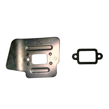 Imagem de Placa de resfriamento e junta de silenciador CTS serve para STIHL MS361 substitui 1135 141 3200 e 1125 149 0601