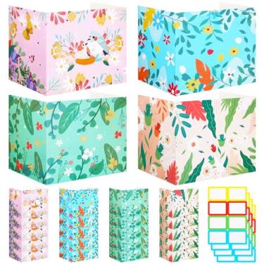 Imagem de Crtiin 24 peças de pastas de privacidade para estudantes divisórias de mesa padrão de privacidade escolar placa de papelão divisores de teste escudo para sala de aula suprimentos para professores