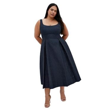 Imagem de City Chic Vestido feminino - Estella, Azul marino, 25 Plus Size