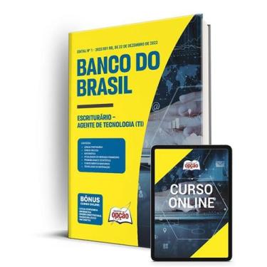 Imagem de Apostila Banco do Brasil - Escriturário - Agente de Tecnologia (TI) - 