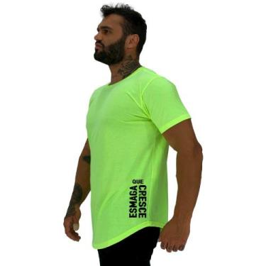 Imagem de Camiseta Longline Masculina MXD Conceito Estampa Lateral Esmaga que Cr