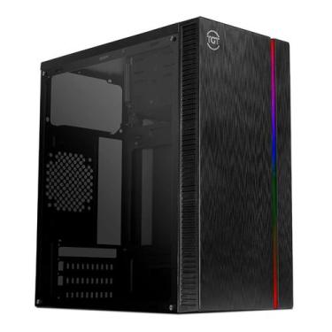 Imagem de Gabinete TGT G250, Lateral Acrilico, Preto, TGT-G250PR-01