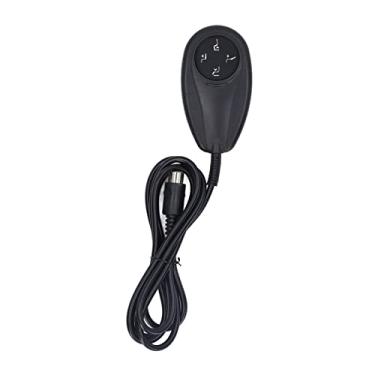 Imagem de Lift Chair Remote 4 Botões 5 Pin Up Down Substituição Handset Controle de Mão para Power Recliner Compatibilidade Universal Motor Fácil Instalação Peça de reposição compatível ABS