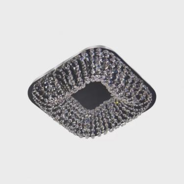 Imagem de Plafon Cristal Quadrado 40x40cm 8 Luzes G9 Stadium GPSTQD404008PFV2 Bronzearte