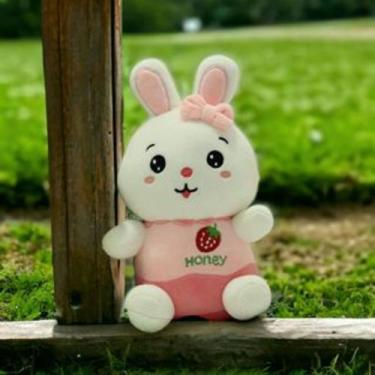 Imagem de Coelho De Pelúcia Pequeno  Macio Fofinho Decoração Presente Cesta - To