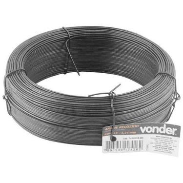 Imagem de Arame Recozido Vonder 18 1,24MM Preto - VONDER ACESSORIOS