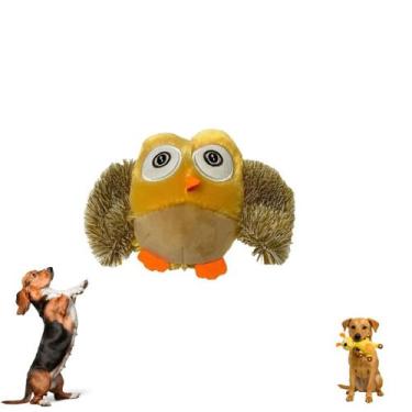 Imagem de Mordedor Sonoro de Pelúcia para Pets porte pequeno e médio alce ursinh