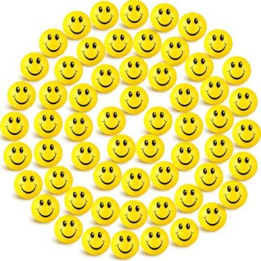 Imagem de Espuma facial Stress Balls Skylety Mini Smile 3 cm e 100 peças