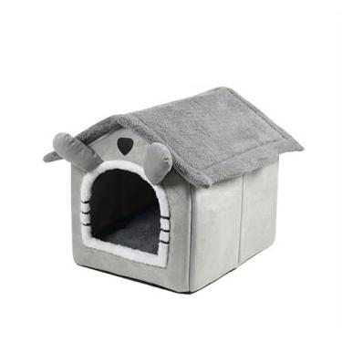 Imagem de Casinha de Pelúcia para Cães e Gatos Cama Pet Premium