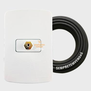 Imagem de Painel de Parede Vídeo Composto e Cabo de Áudio 3 Metros