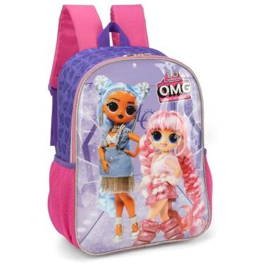 Imagem de Mochila de Costas Luxcel OMG Lol Roxo-Feminino