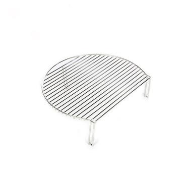 Imagem de Grelha Expansora Rasco De Aço Inox Para Kamado Pequeno E Médio Inox