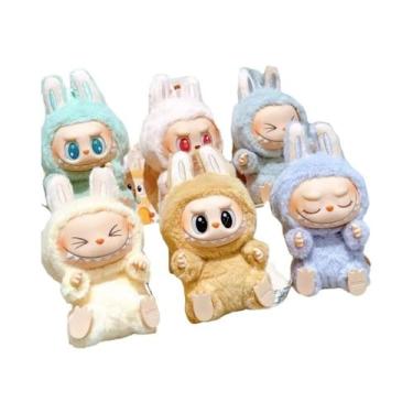 Imagem de Macaron Vinil Blind Box Labubu Heartbeat Sit Sit Party II Bubble Mart 