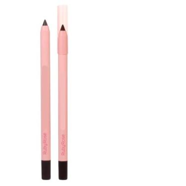 Imagem de Ruby Rose Lápis de Olhos Preto Apontável Fácil Aplicação e Longa Duração