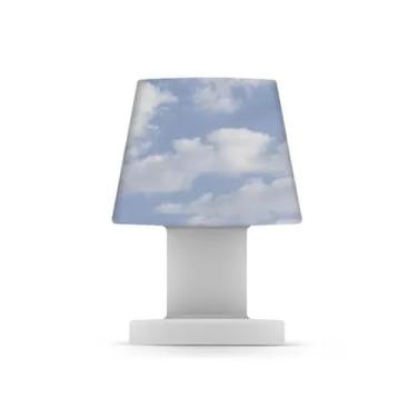 Imagem de Luminária Abajur de Mesa Pequena Nuvens
