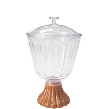 Imagem de Taça Confeiteiro Com Tampa 1.250 L Sobremesa Festas Eventos - LSC, Cob