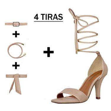 Imagem de Sandália Troca Tira Salto Alto Fino Luiza Sobreira Nude Mod. 2138-2