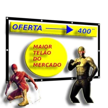 Imagem de Tela De Projeção 70 Polegadas,Projetor,Datashow - estory, 400 polegada