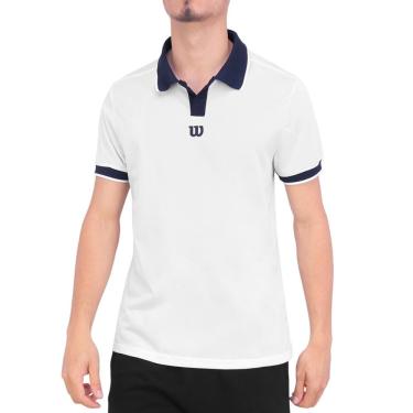 Imagem de Camisa Polo Wilson Tour Pique Branca-GG