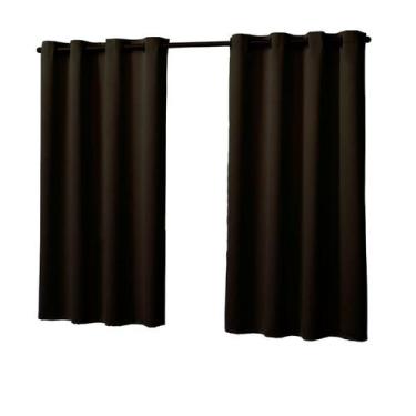 Imagem de Cortina Blecaute para Bastão 2.20x1.30 Tecido Liso Blackout - EMPÓRIO 