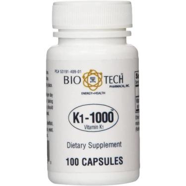 Imagem de Suplemento Bio-Tech K1-1000 (vitamina K-1) 100 cápsulas - BioTechUSA