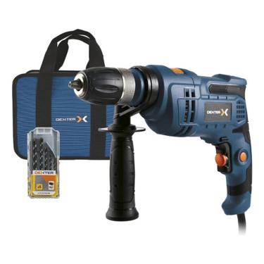 Imagem de Furadeira Impacto Profissional Com Brocas E Bolsa 800w 220v