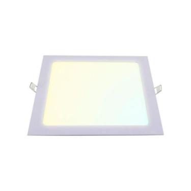 Imagem de Painel Led Smart Taschibra Wi-fi Quadrado Embutir 18w 2700k+6500k Bivo