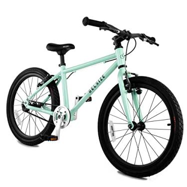 Imagem de A11N SPORTS Belsize Bicicleta infantil de 50 cm, bicicleta leve de liga de alumínio (apenas 6,7 kg) para crianças de 7 a 10 anos