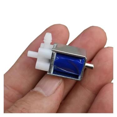 Imagem de Válvula solenoide de 3 vias CC 5V 6V 2 posições N/O N/C válvula de controle de fluxo de gás de ar DIY monitor de bomba