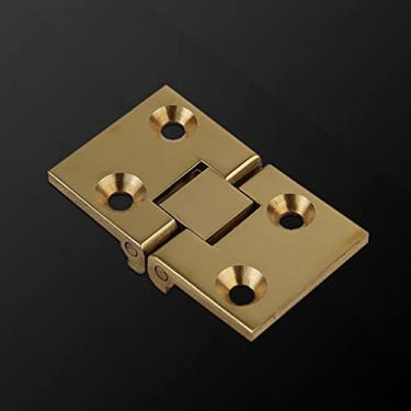 Imagem de Mesa de jantar redonda Dobradiça de cobre Dobradiça de Móveis Ocultos Estante de Livros Fechaduras de Hardware de Porta de Armário de Casa (Tamanho: 50 mm)