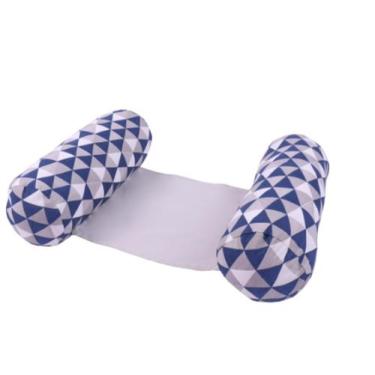 Imagem de Rolinho Segura Bebê Luxo - Lalu enxovais, TRIÂNGULO MARINHO