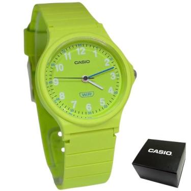 Imagem de Relógio Casio Unissex Analógico Pop Verde Neon Lq-24B-3Bdf
