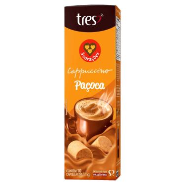 Imagem de Cápsula de Cappuccino Paçoca 3 Corações 110g