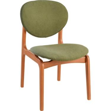 Imagem de Cadeira Atenas Madeira Maciça - Refinatto, Amêndoa