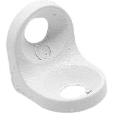 Imagem de Cantoneira prateleira metal branco 10 unidades bendoor - 13mm x 13mm -