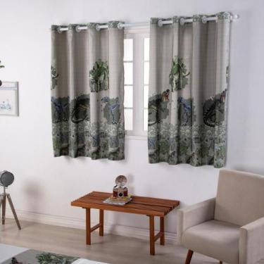 Imagem de Cortina Infantil e Juvenil Boy para Varão Simples Duplo 2m Estampa Dig