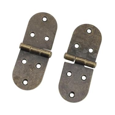 Imagem de 10 peças Dobradiças Dobráveis Dobráveis de Metal 180 Graus Dobradiças Caixa Dobradiças Ferramentas de Artesanato para Reparação de Porta de Móveis