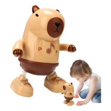 Imagem de Brinquedo Robô Capivara Dançante Música Luzes Diversão - Enviamos no m