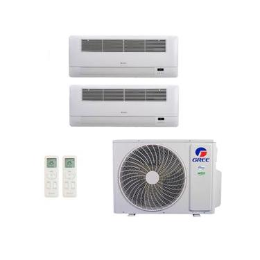 Imagem de Ar-Condicionado Multi Split Inverter R-32 Gree 18.000 (1x Evap Cassete 1 Via 9.000 + 1x Evap Cassete 1 Via 12.000) Quente/Frio 220V